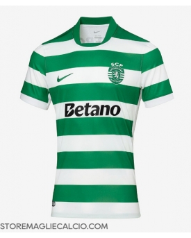 Sporting CP Maglia Gara Casa Repliche 2025-26 Maniche Corte Sporting CP Maglia Gara Casa Repliche 2025-26 Maniche Corte